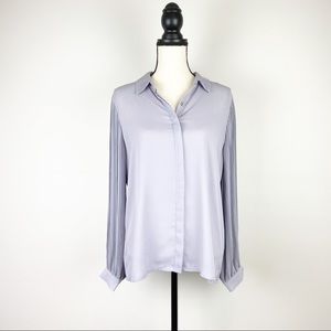 Vince Camuto Button Down Blouse Sz M Shirt